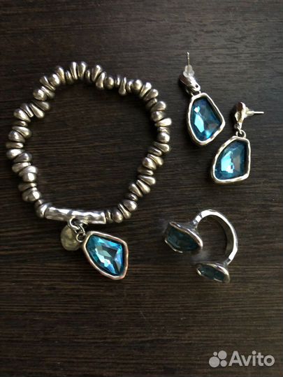 Серьги и кольцо