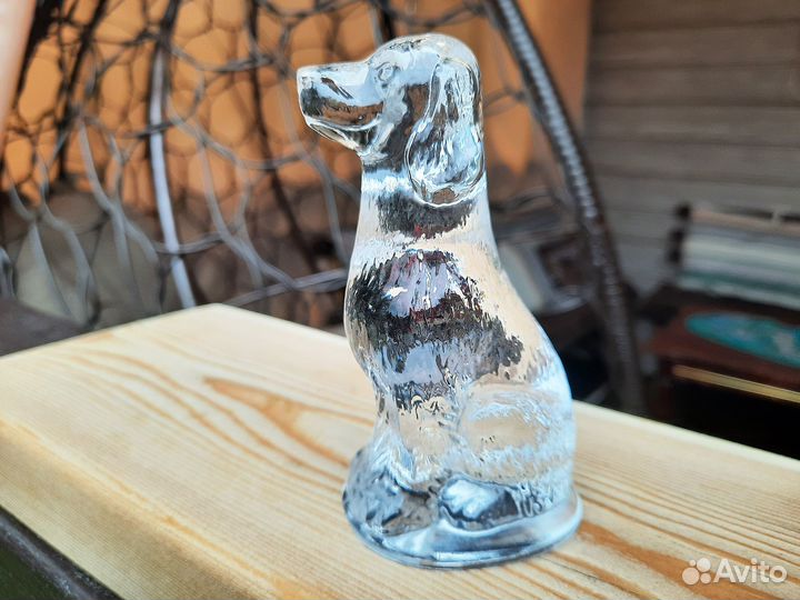 Хрустальная фигурка Собачка