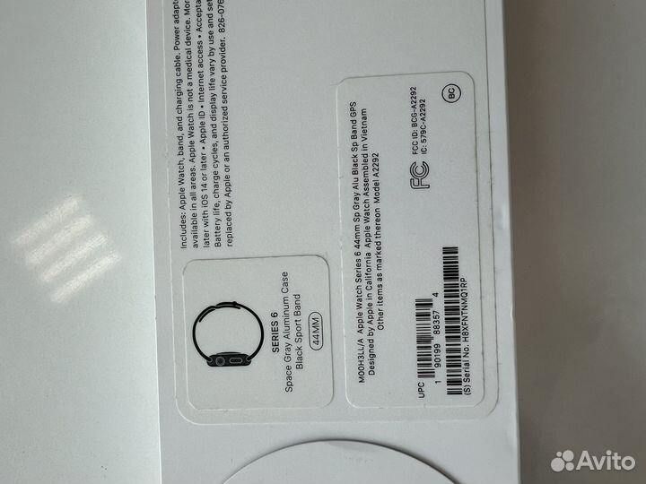 Часы Apple Watch 6 44mm