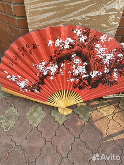 Веер китайский настенный