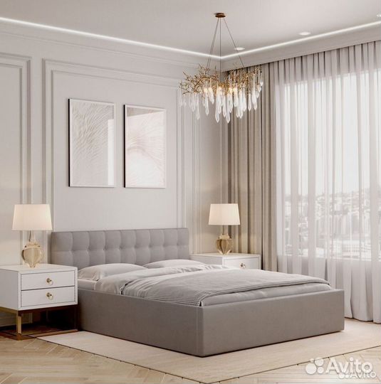 Кровать с подъемным механизмом