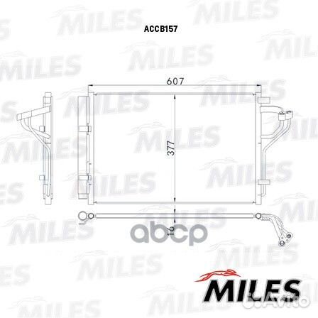 Радиатор кондиционера accb157 Miles