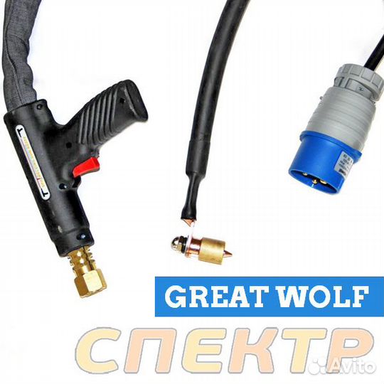 Споттер Great Wolf 65L (220В) + тележка + набор