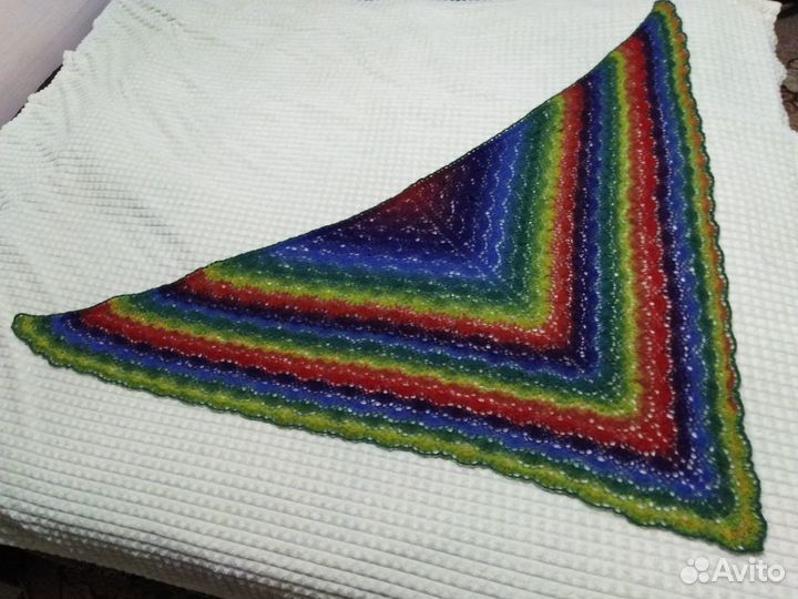 Новая шаль из латвийской шерсти лимбажу