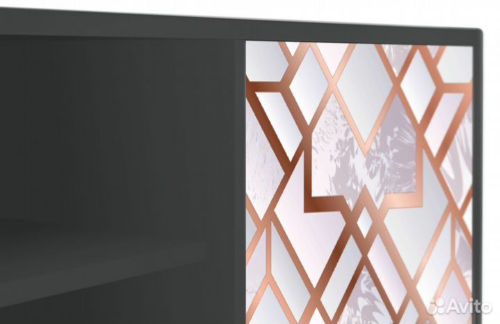 Тв-тумба T2 - Антрацит - Pastel Fairytale