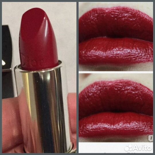 Помада Dior rouge 743 zinnia тестер