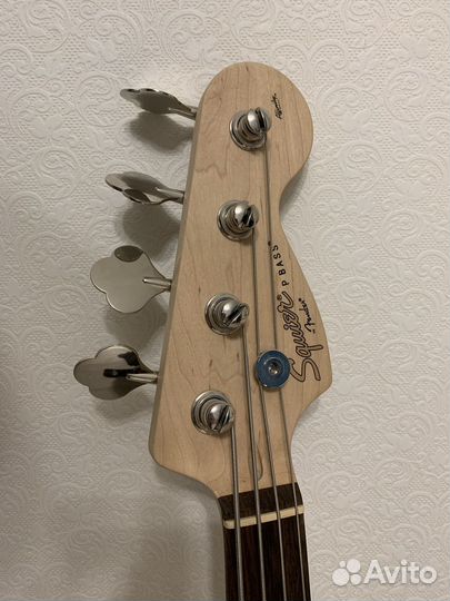 Бас-гитара Fender Squier affinity PJ bass BWB PG