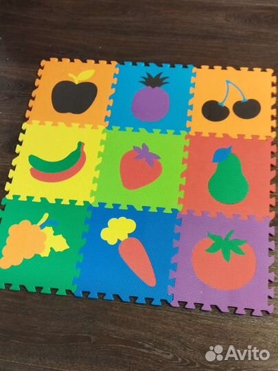 Детский коврик пазл. юнландия