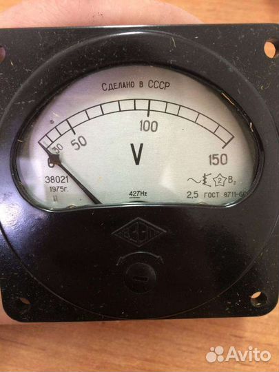 Э8021, 75 г.в. 2,5 кл (пред.изм 0-150 V, частота 4