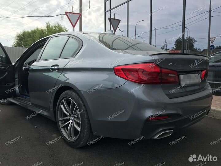 Спойлер BMW 5 G30 М5 стиль чёрн глянец тюнинг