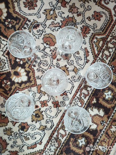 Фужеры хрустальные СССР