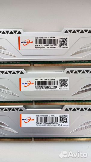 8Gb DDR3 /1333/1600/1866MHz