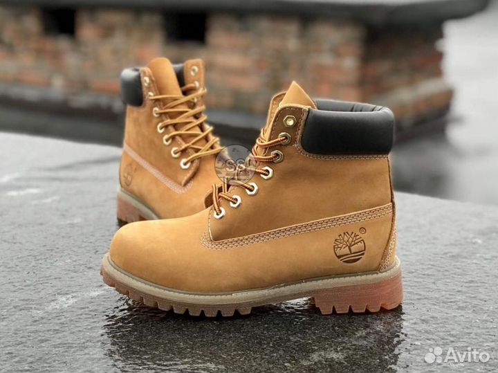 Ботинки Timberland рыжие