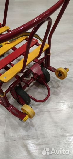 Детские санки с колесами