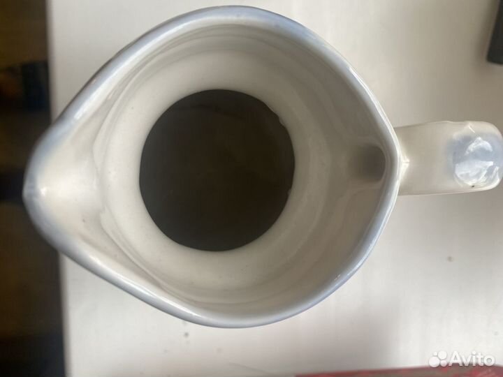 Посуда гжель, Турка и молочник