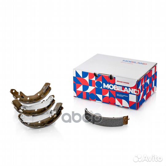 Колодки тормозные барабанные (4 шт.) для а/м DA