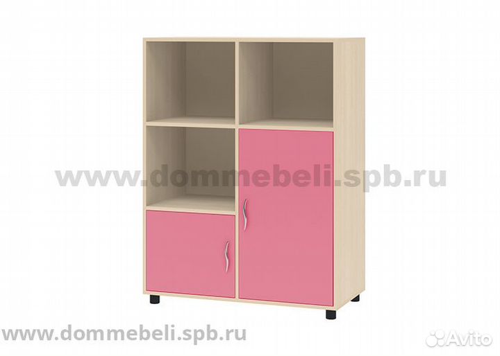 Тумба комбинированная 7.02 Дельта дуб молочный/ора