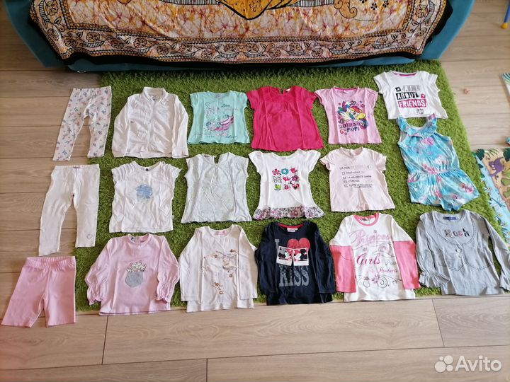 Вещи пакетом девочку 98-104 см