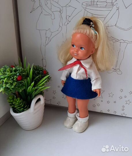 Кукла гдр очень редкая криворучка