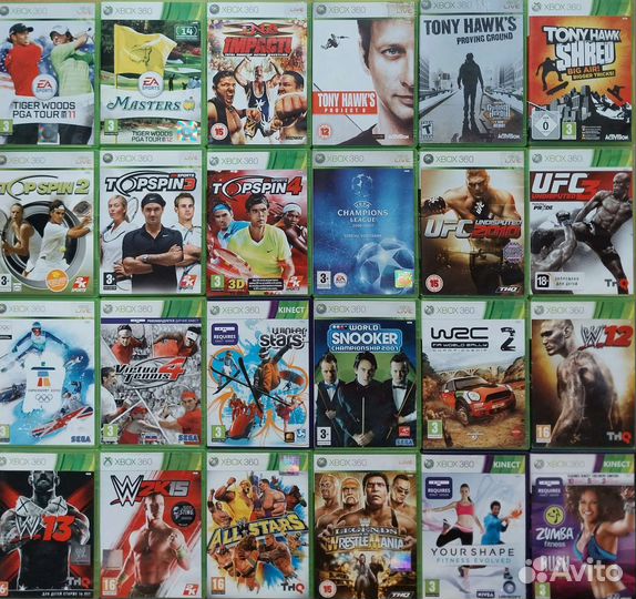 Xbox 360 спорт гонки танцы кинект игры иксбокс 360