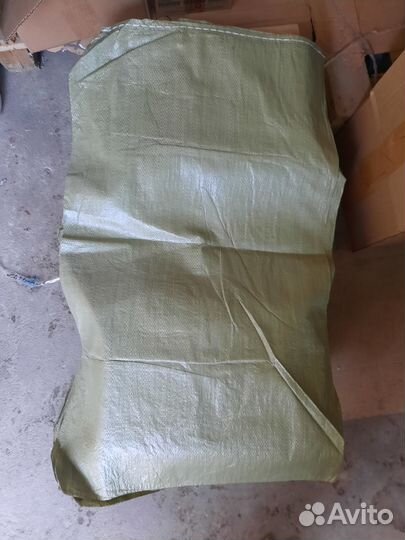 Мешок полипропиленовый строительный зеленый