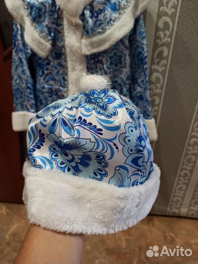 Детский костюм снегурочки 32 размера