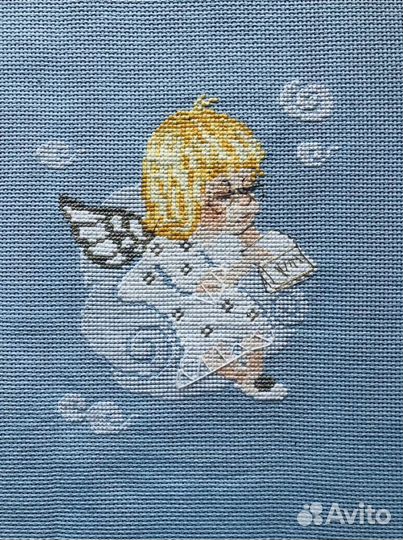 Картина вышитая крестом Ангел