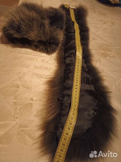 Воротник и манжеты из песца