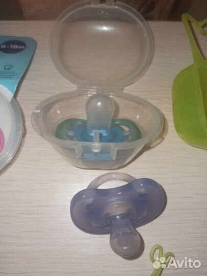 Пустышка avent chicco,держатели для пустышек
