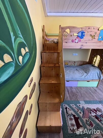 Детская двухярусная кровать