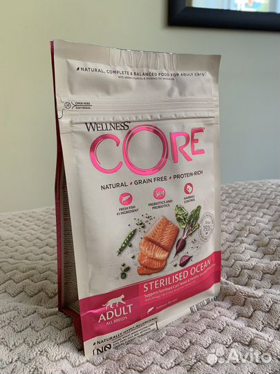 Корм для кошек wellness core рыба 300 г