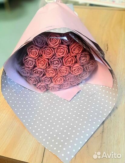Шоколадные розы букет