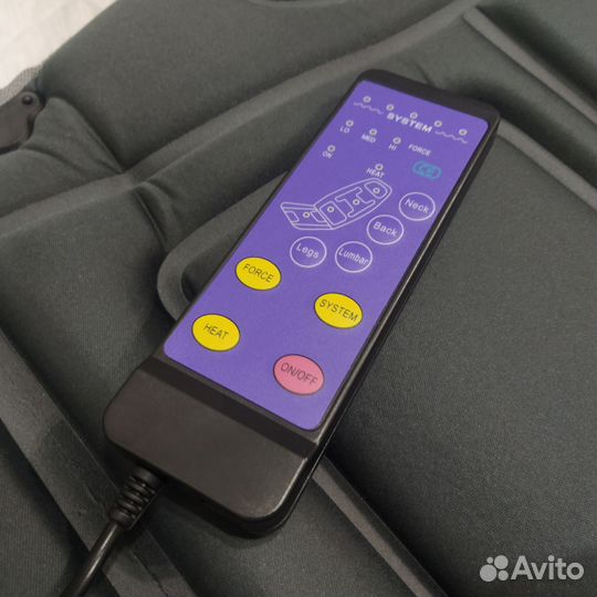 Массажная накидка на кресло для офиса и автомобиля