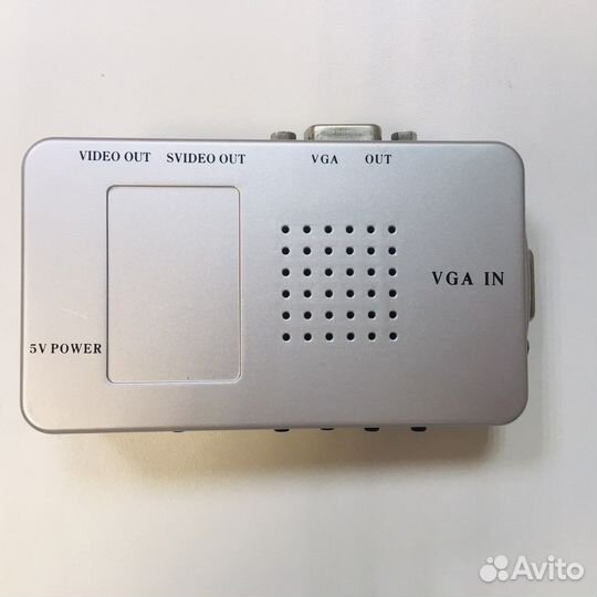 Конвертер - переходник с VGA на AV RCA + S-Video