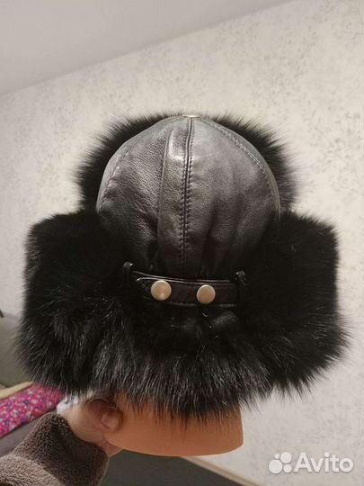 Шапка ушанка женская