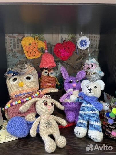 Вязанные игрушки ручной работы