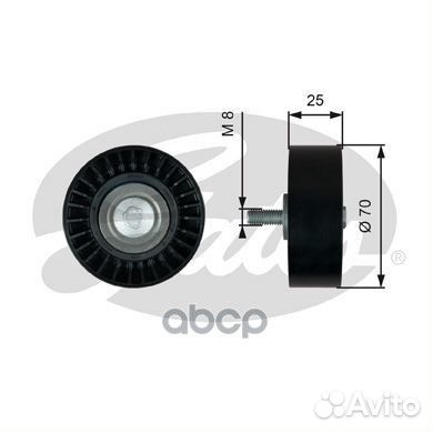 Ролик ремня приводного ford focus/S-MAX/mondeo