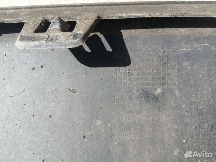 Губа заднего бампера Opel Astra J универсал