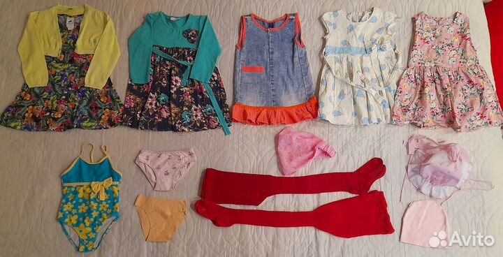 Пакет вещей на девочку р. 92-98