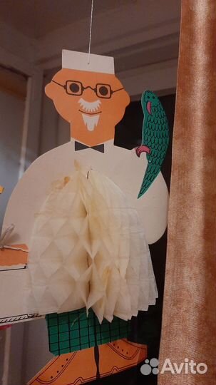 Гофрированные игрушки фонарики СССР