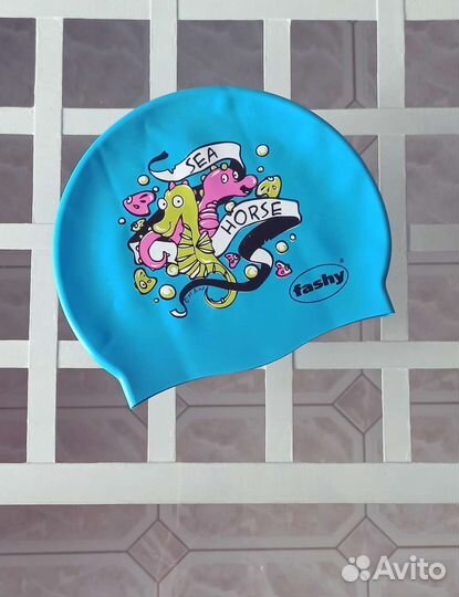 Шапочка для плавания силиконовая детская