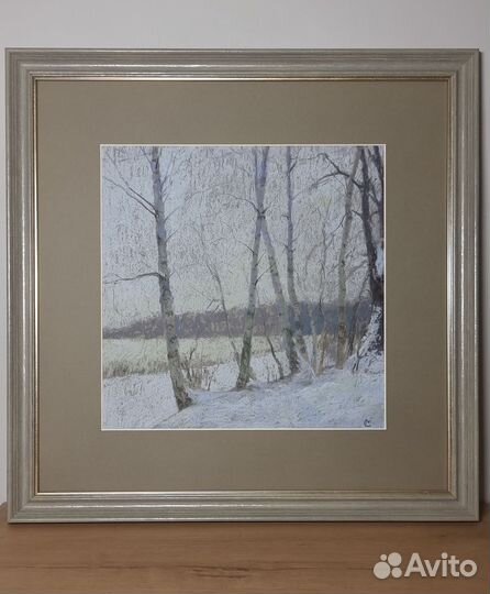 Картина пастель пейзаж