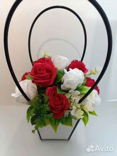 Букет из мыльных цветов