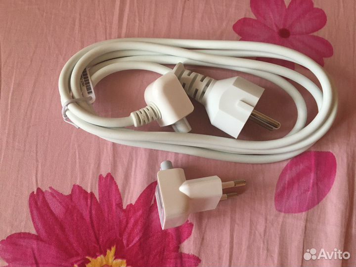 Сетевой кабель и переходник для macbook