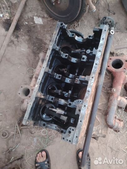 Блок и коленвал на камаз