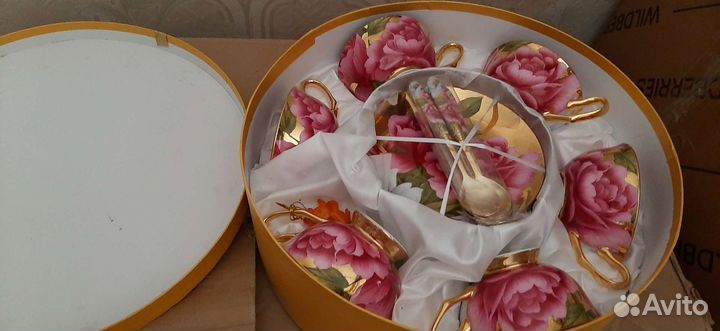 Чайный набор новый на 6 персон