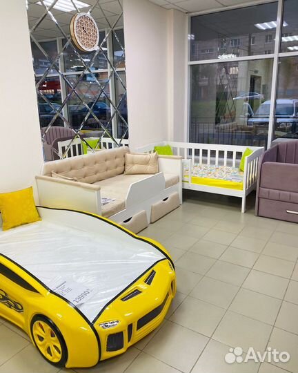 Детские кровати и кровати машины