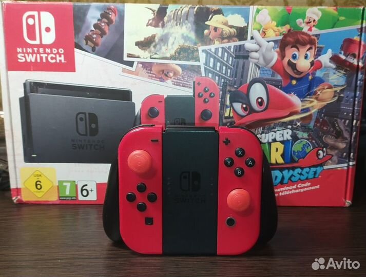 Nintendo Switch Mario Odyssey edition (R1) прошита