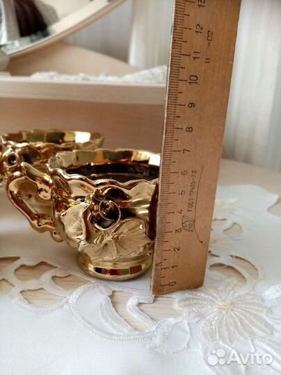 Кофейные чашки, Золотая роза