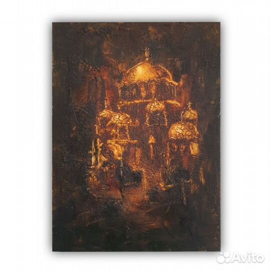 Картина в старинной раме 